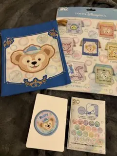 ダッフィー きんちゃく　ワッペン