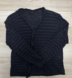 EMPORIO ARMANI ボーダーカーディガン