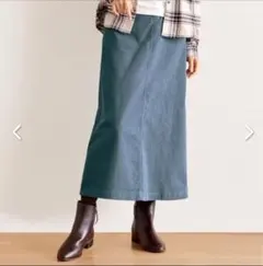 未使用　コーデュロイAラインスカート