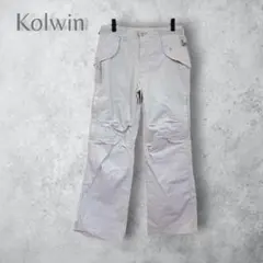 【Kolwin】　ゴルフパンツ　女性用　9号　グレー系　通年　カーゴパンツ　綿のサムネイル