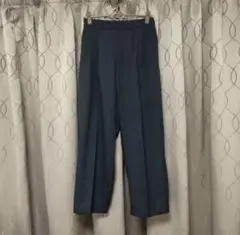 GUジーユー　スーパーバギースラックスSサイズブラック黒ワイドパンツ