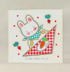 昭和レトロ　サンリオ　ベジメニュー　シール　1984年