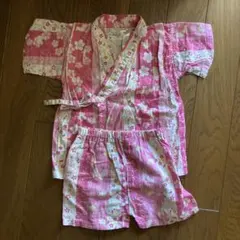 ベビー90 女の子甚平