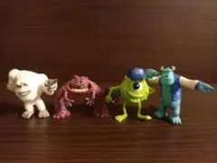 モンスターズインク　フィギュア4点セット