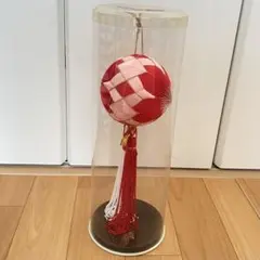特大16cm 柳川手まり 吊るし飾り 手毬 紅白 Temari Japandi - メルカリ