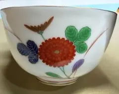 花柄陶器湯飲み5個セット