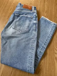 MOUSSY ストレートデニム ライトブルー