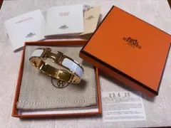 HERMES エルメス　クリックH ホワイト ピンクゴールドのサムネイル