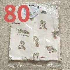 ん様 ジェラートピケ ジェラピケ ヨッシー 半袖ワンピース 未使用 Free