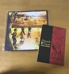 進撃の巨人 タオルハンカチ 約25cm Special booklet付き