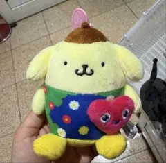 横浜花博 トゥンクトゥンク×ポムポムプリン 新品ぬいぐるみ ボール