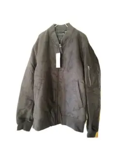 【新品】UNIQLOユニクロ ＊ MA-1 ブルゾン 茶 ダークブラウン XL