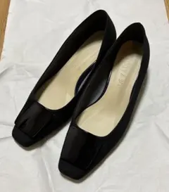 LE TALON 2.5cmスクエアクリアモチーフフラット