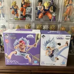 ワンピース 一番くじラストワンルフィフィギュア2体売り
