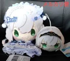 ホロライブプロダクション パペットぬいぐるみ 寝そべりミニマスコット 白銀ノエル