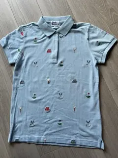 【美品】Jack Bunny!! ゴルフ刺繍ポロシャツ サイズ2