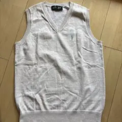 EAST BOY Vネックスクールベスト Lサイズ アイボリー11号