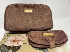 【新品・未使用】ジムトンプソンシルク製ポーチ・アクセサリーケース・ハンカチセット