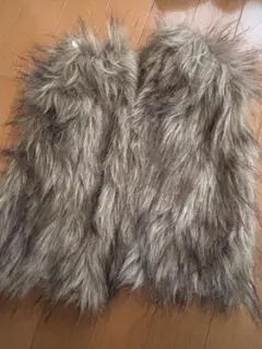 ブラウンファー ロングレッグウォーマー