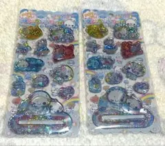 ぷくぷく あわわちゃん ウォーターシール 香りつき 2枚セット