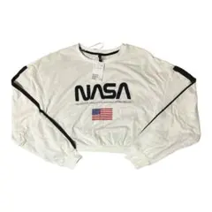 NASA クロップドロンT XL ホワイト H&M まとめ売り可