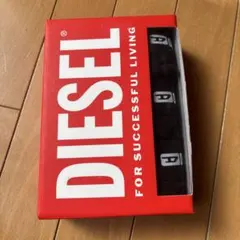 新品　未開封　ディーゼル　トランクス 黒　ブラック　３枚入り　Mサイズ