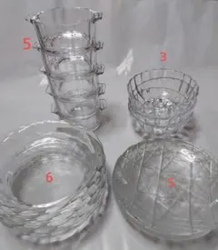 ガラス食器まとめ売り