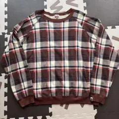 A BATHING APE チェック柄 スウェット Lサイズ　ラブジェネのサムネイル