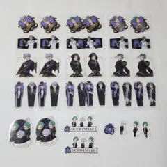 オクタヴィネル寮 ステッカー 寮服 制服 式典服 実験着 ツイステ