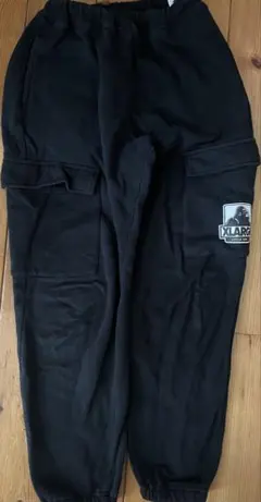 XLARGE KIDS カーゴ　スウェット　パンツ ブラック 140cmのサムネイル