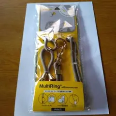 【新品】PEANUTS MultiRing® スマホショルダーストラップ グレー