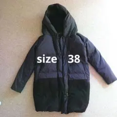 URBAN RESEARCH　ダウンコート　　ブラック×ブラック　中古