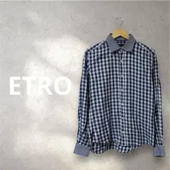 【ETRO/エトロ】イタリア製の上質ギンガムチェックシャツで格上のカジュアル！