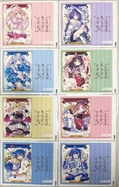 【ごちうさ】ラベル缶ステッカー まとめ売り ご注文はうさぎですか？ ごちうさ サントリー ラベル缶 ステッカー