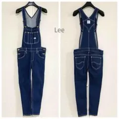 美品 Lee リー オーバーオール デニム サロペット スキニー インディゴ
