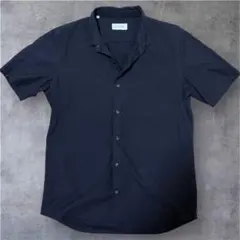 【美品】Calvin Klein 半袖シャツ ブラック Lサイズ シンプル