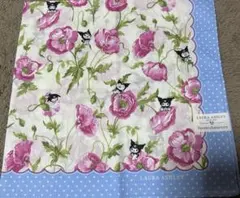 【LAURA ASHLEY ローラアシュレイ×サンリオ】未使用 クロミ ハンカチ