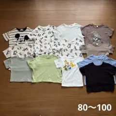 男の子　半袖Tシャツ　まとめ売り　80〜100 13点