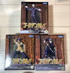 ゴールデンカムイ XrossLink フィギュア　月島軍曹・鯉登少尉・鶴見中尉