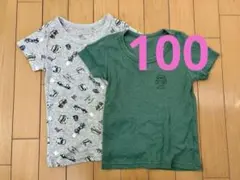 半袖シャツ　2枚セット　車柄　シャツ　下着