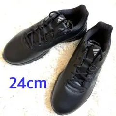 adidas アディダス スニーカー 黒 24cm 未使用 レディース 即日発送