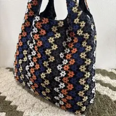 レース花柄 軽量 トートバッグ 에코백