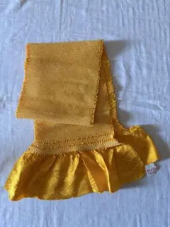 ◆未使用品◆ 振袖用帯揚げ 黄色系 絞り
