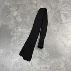 ニットタイブラック