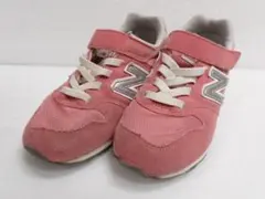 ニューバランス YV996 キッズ スニーカー 19.5cm ピンクJ15-A