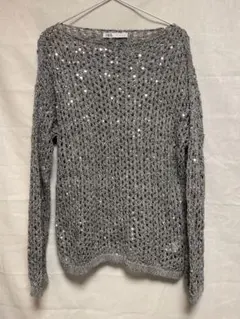 スパンコール ニット