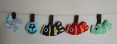 ハンドメイド  こどもの日 鯉のぼりのガーランドです