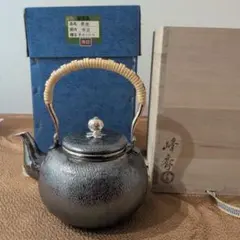 茶道　独楽水注ぎやかん　銀いぶし　木村清五郎(二代目)作 茶道 独楽水注ぎやかん 銀いぶし 木村清五郎(二代目)作 - メルカリ