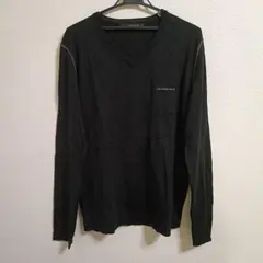 Calvin Klein Jeans カルバンクライン/ 長袖 ニット XL 黒
