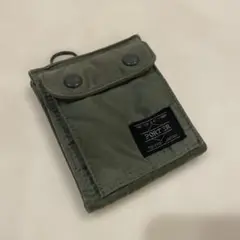 PORTER タンカー 折り財布 セージグリーン